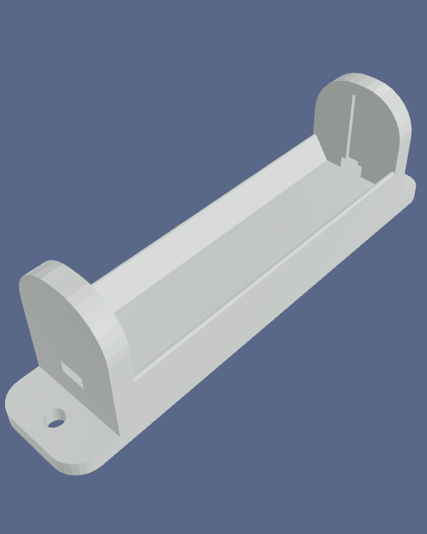 Support de batterie 18650 avec fentes de contact