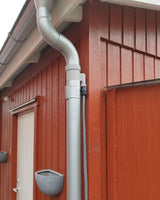Collecteur d'eau de pluie pour descente de gouttière – adaptateur pour arrosage par gravité
