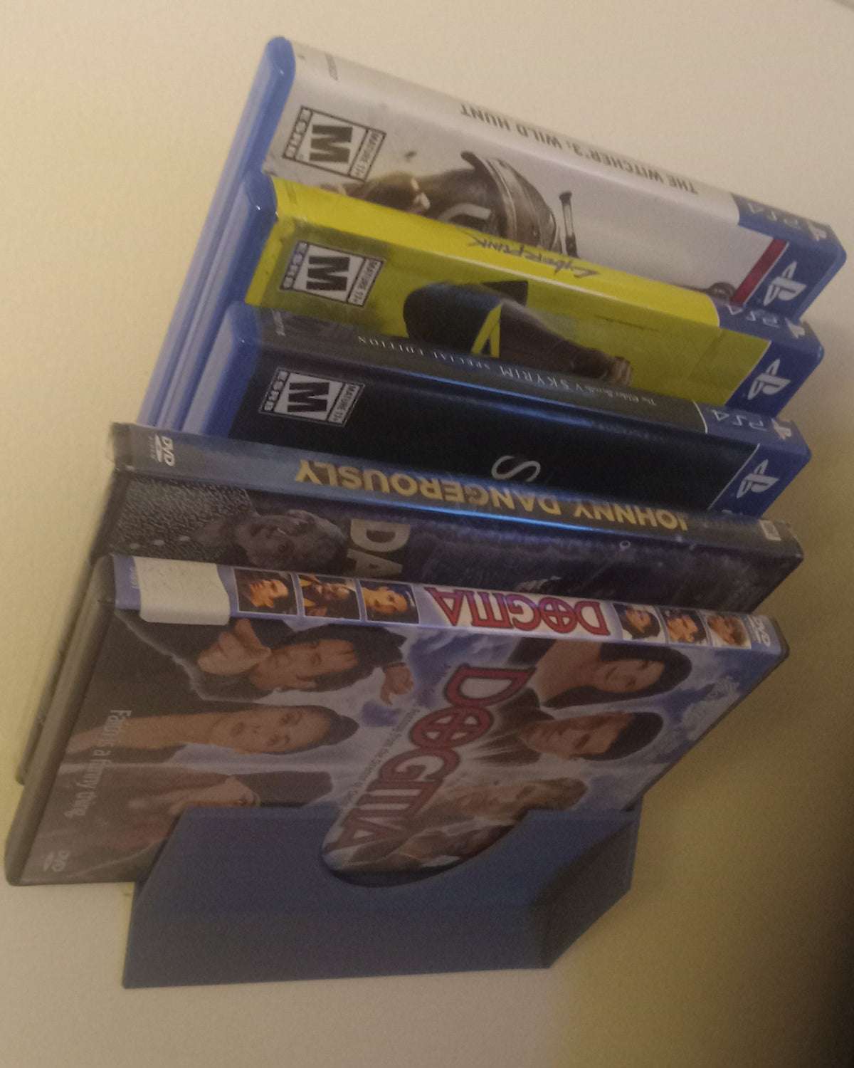 Étagère murale modulaire pour DVD, jeux et Blu-ray
