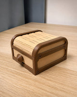 Boîte de rangement à rideau – pour bureau et bijoux