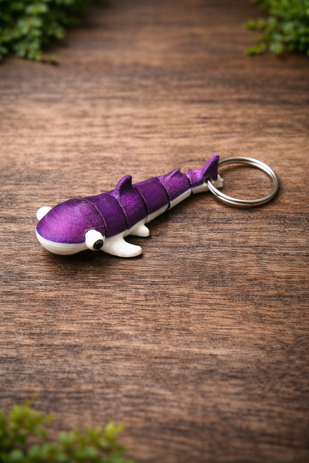 Porte-clés requin imprimé en 3D