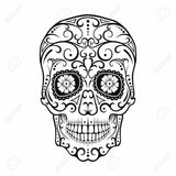 Figurine décorative de crâne en sucre pour le Día de los Muertos, n° 22