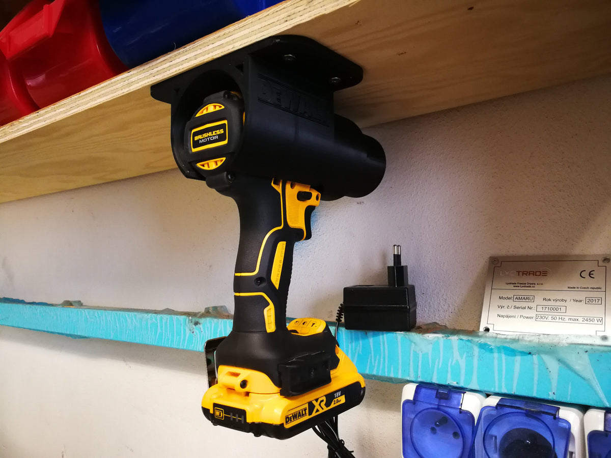 Support de perceuse sous étagère pour DeWALT DCD791 et Makita