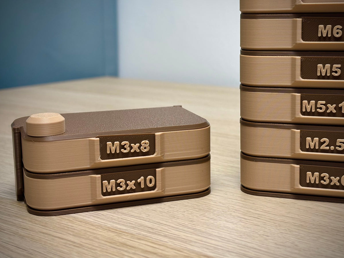 Tour de rangement modulaire empilable pour trier les petites pièces