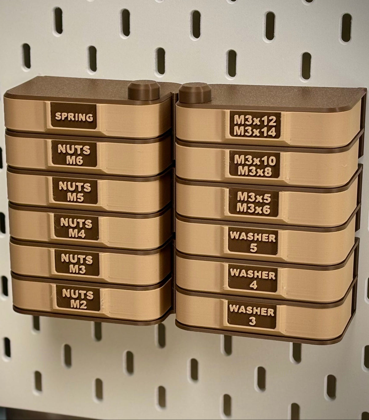 Tour de rangement modulaire Skådis – boîtes empilables
