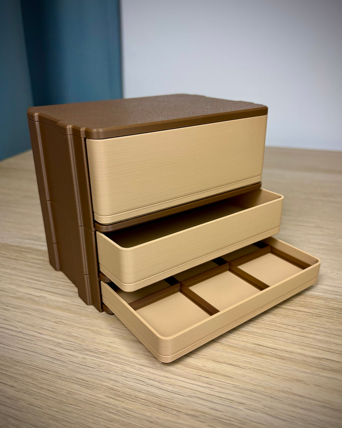 Tiroir de bureau modulaire 2×3 pour Gridfinity avec verrouillage push