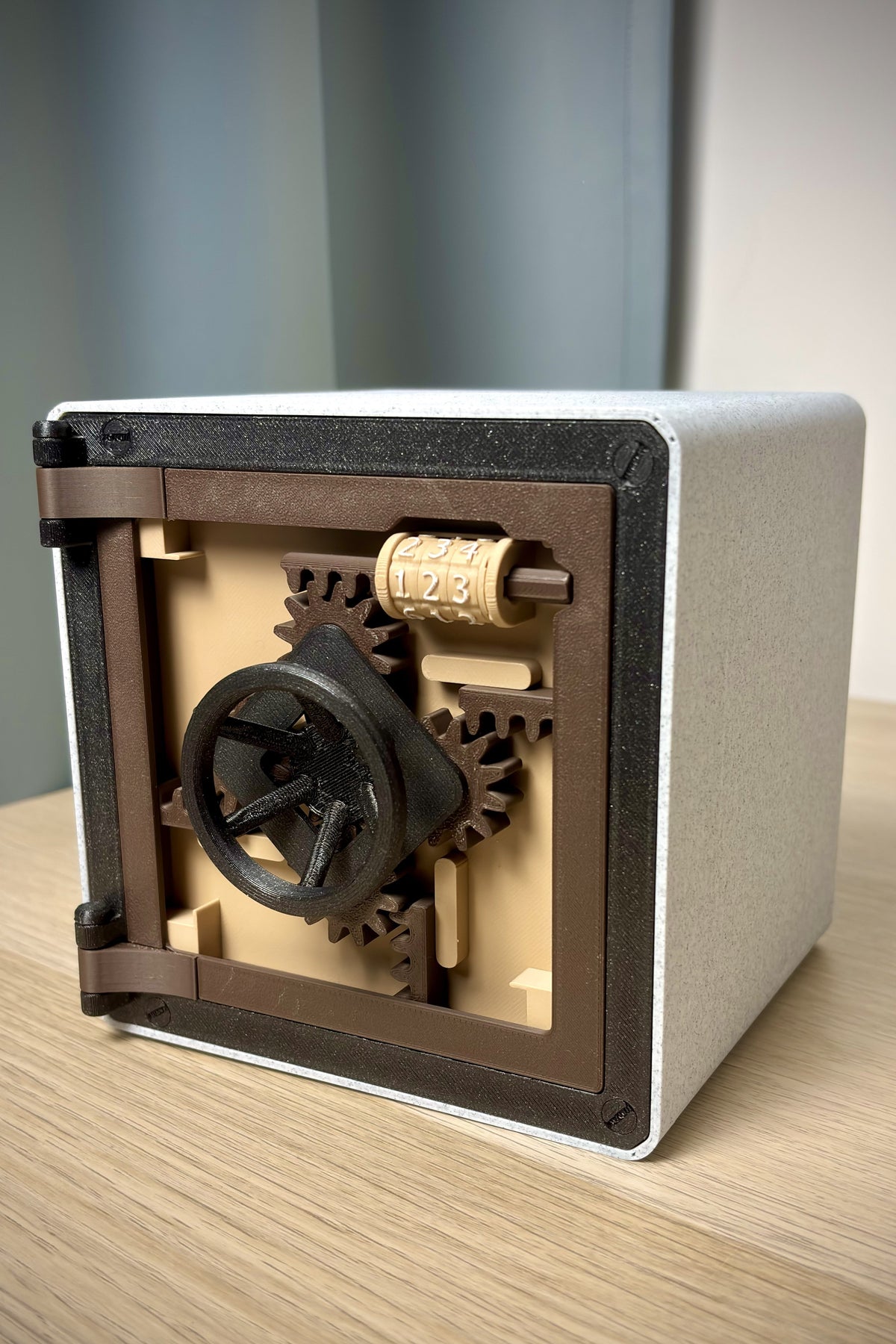 Coffre-fort à code – coffret mécanique avec votre propre code