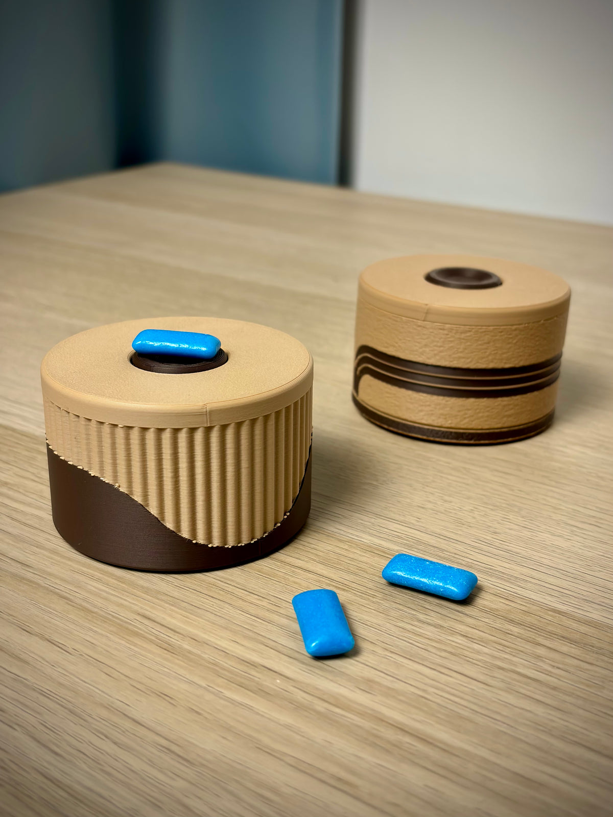 Distributeur de chewing-gums et de pilules – boîte de rangement compacte