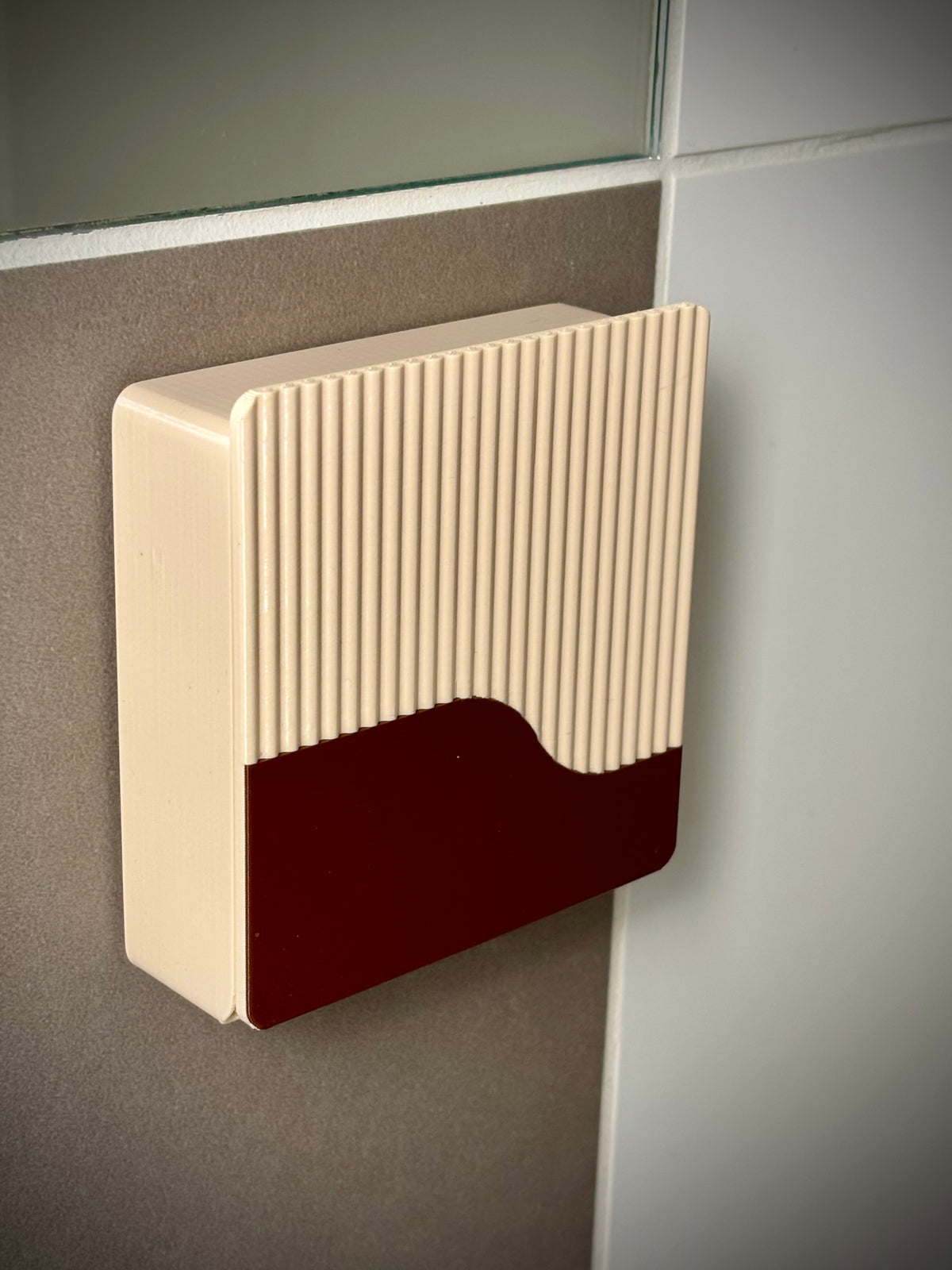 Boîte basculante pour la salle de bain – distributeur de cotons-tiges et disques de coton