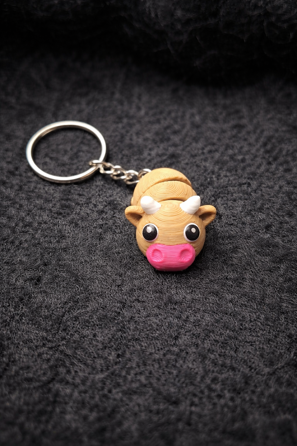 Porte-clés vache à segments articulés