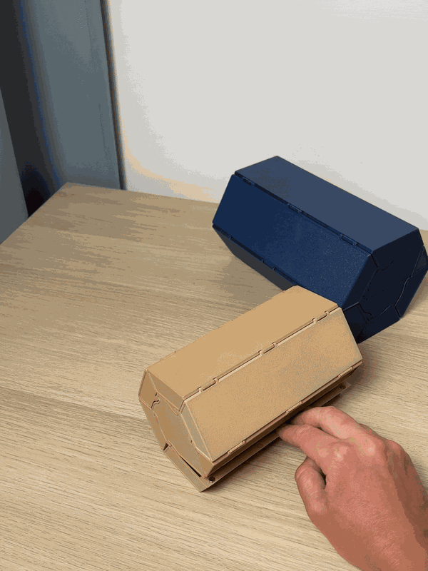 Boîte de rangement enroulable – organiseur modulaire pour petits objets