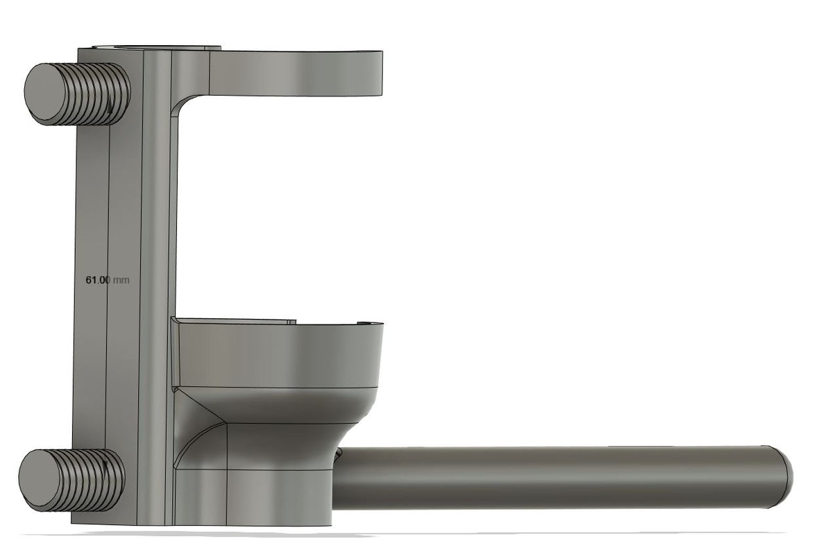 Support de bain d'oiseaux pour fil espacé de 61 mm