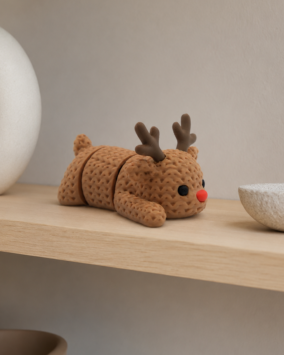 Figurine renne – décoration de Noël festive