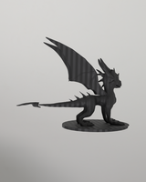 Le dragon Cynder de The Legend of Spyro – statue statique