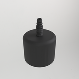 Bouchon PVC 2" avec adaptateur pour tuyau en silicone de 10 mm