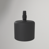 Bouchon PVC 2" avec adaptateur pour tuyau en silicone de 10 mm