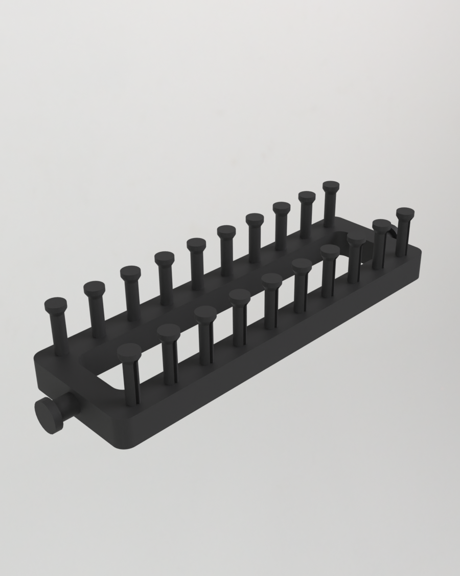 Anneau à tricoter rectangulaire à 10 tiges pour écharpe de 14,5 cm