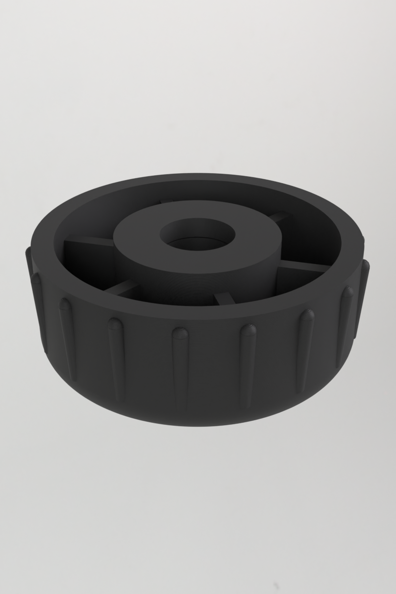 Bouton de bobine pour coupe-bordure – couvercle à vis, pièce de rechange