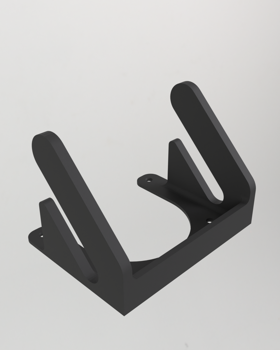 Support mural horizontal pour longboard et skateboard