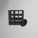 Infinity Cube sur pied – sans supports d'impression