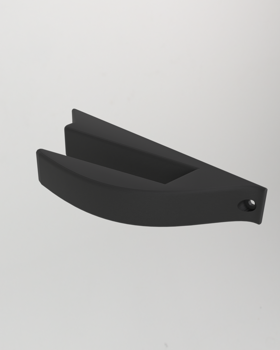Support mural horizontal pour skateboard