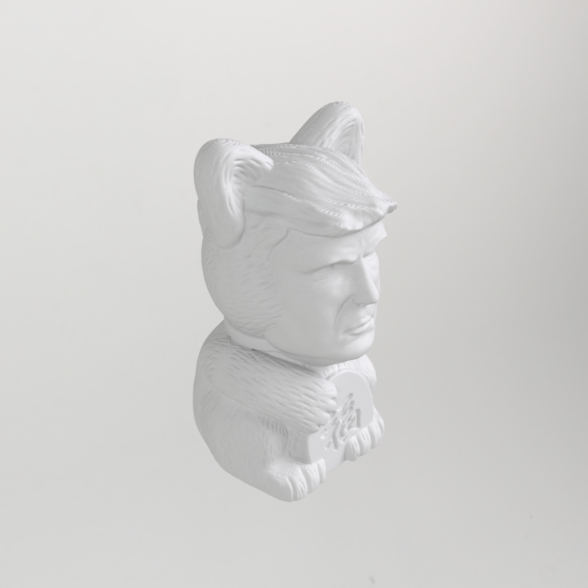 Statue Chat-Trump – figurine remix amusante