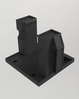 Support mural pour guitare Agile 8 cordes
