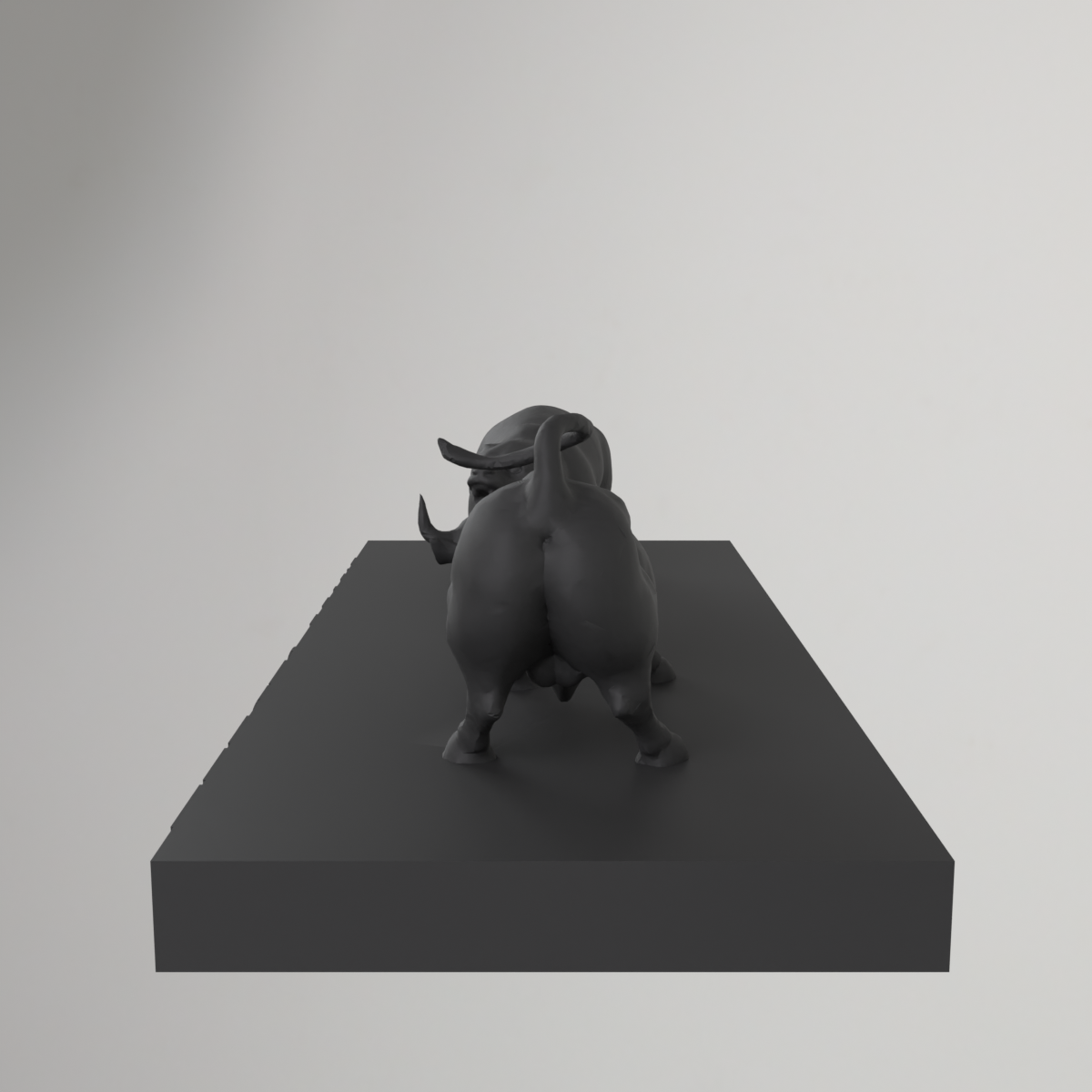 Statue Wall Street avec ours contre taureau