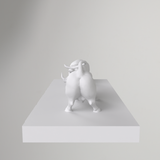 Statue Wall Street avec ours contre taureau