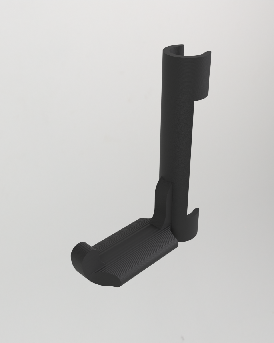 Arceau à clipser sur le pied de micro pour câbles et casque