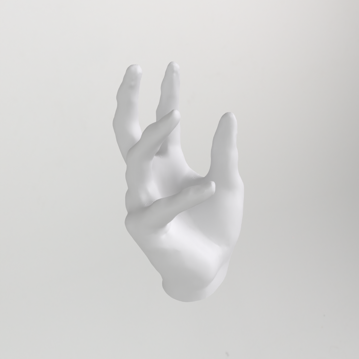 Support iPhone en forme de main – support de téléphone scanné en 3D