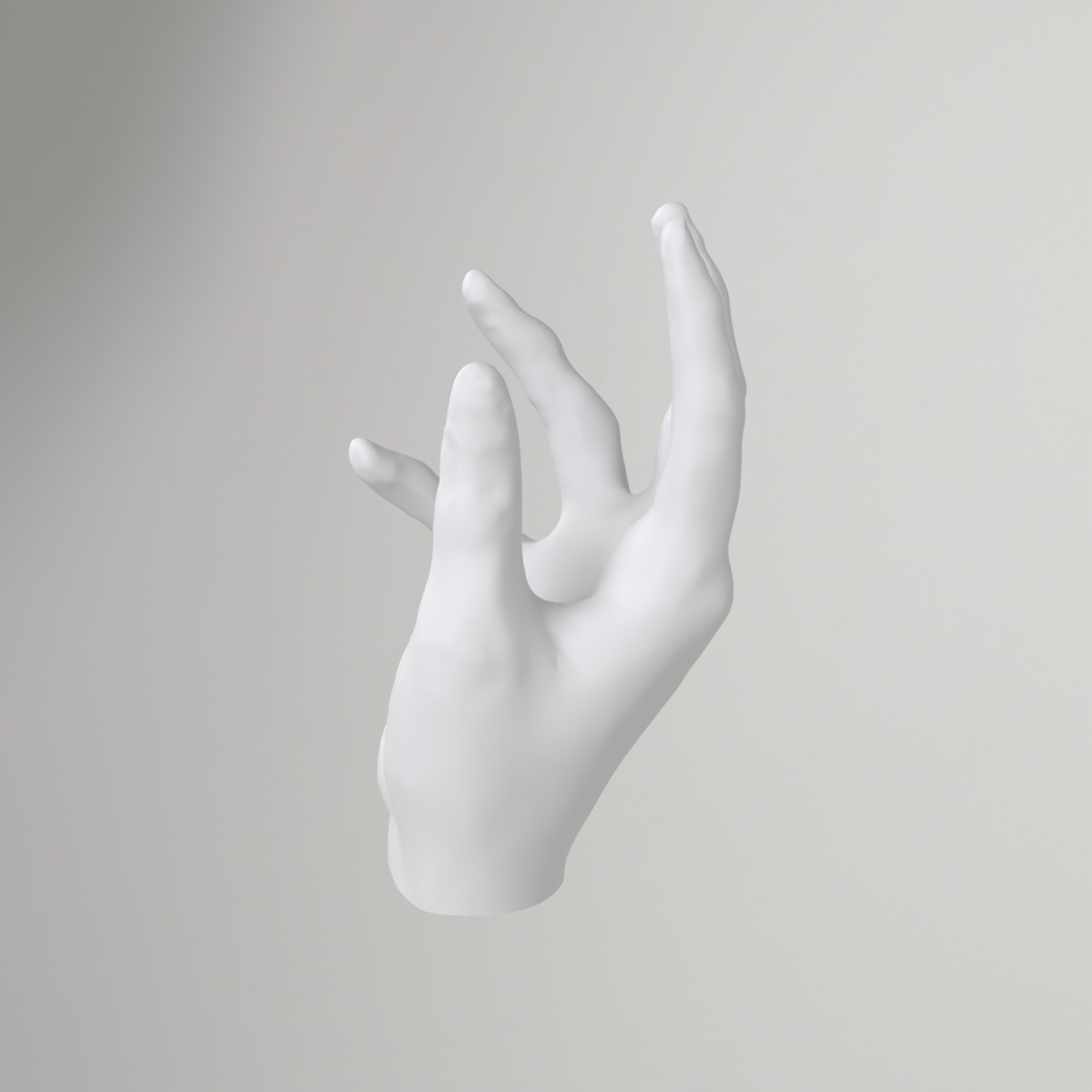 Support iPhone en forme de main – support de téléphone scanné en 3D