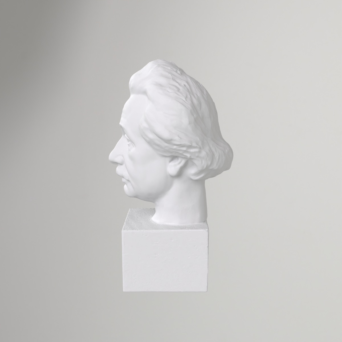 Buste d'Albert Einstein issu d'un scan 3D – 34 cm