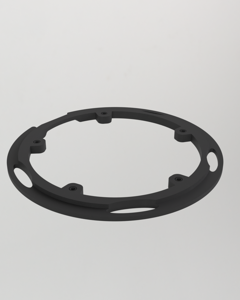 Protège-chaîne de vélo – fixation M4, entraxe de 79,6 mm