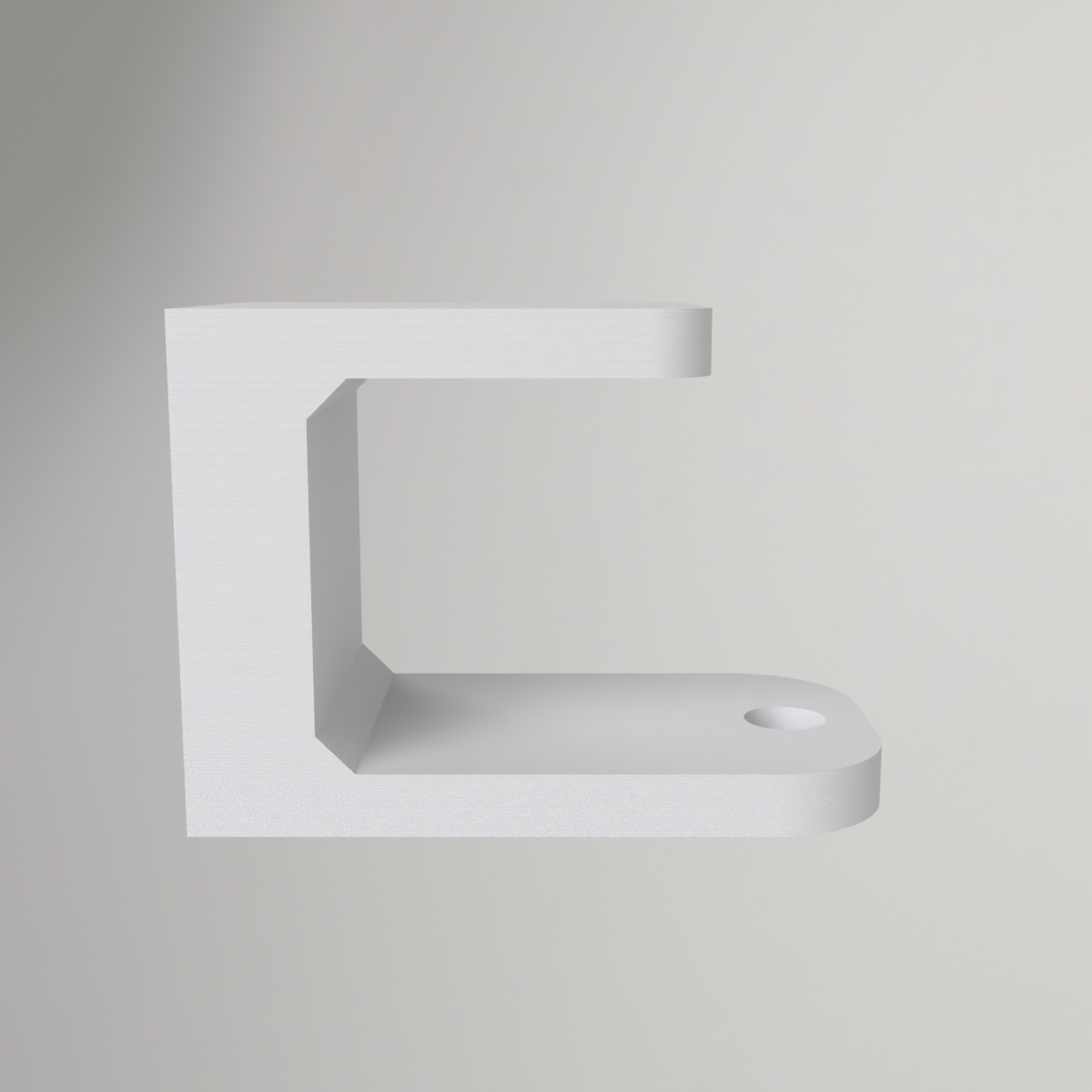 Support mural bas et horizontal pour skis