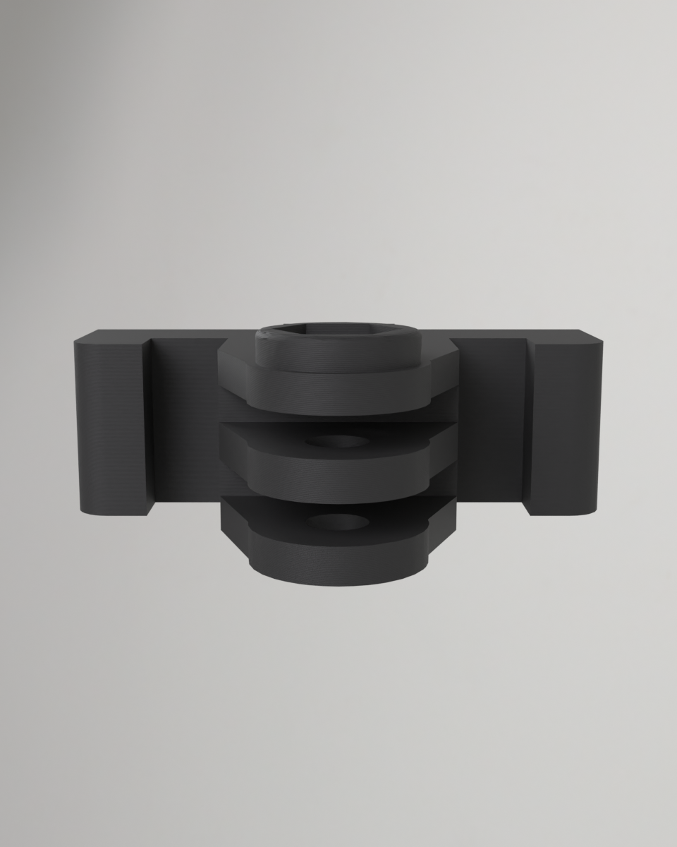 Support GoPro pour bâton de ski – fixation par colliers