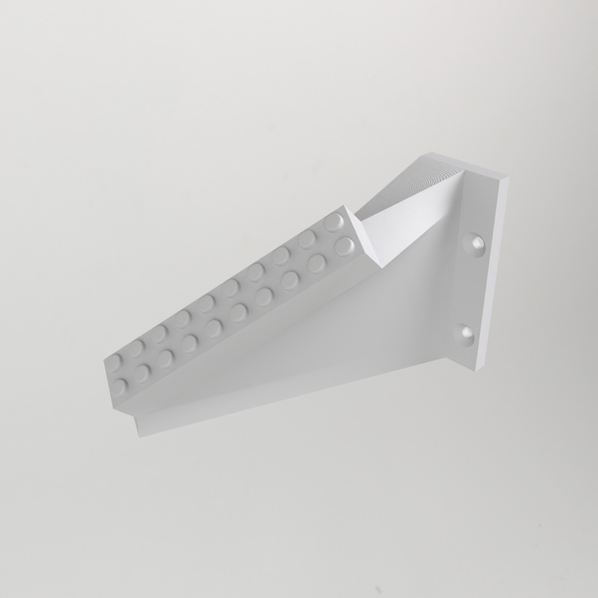 Support mural compatible LEGO pour le set 76107