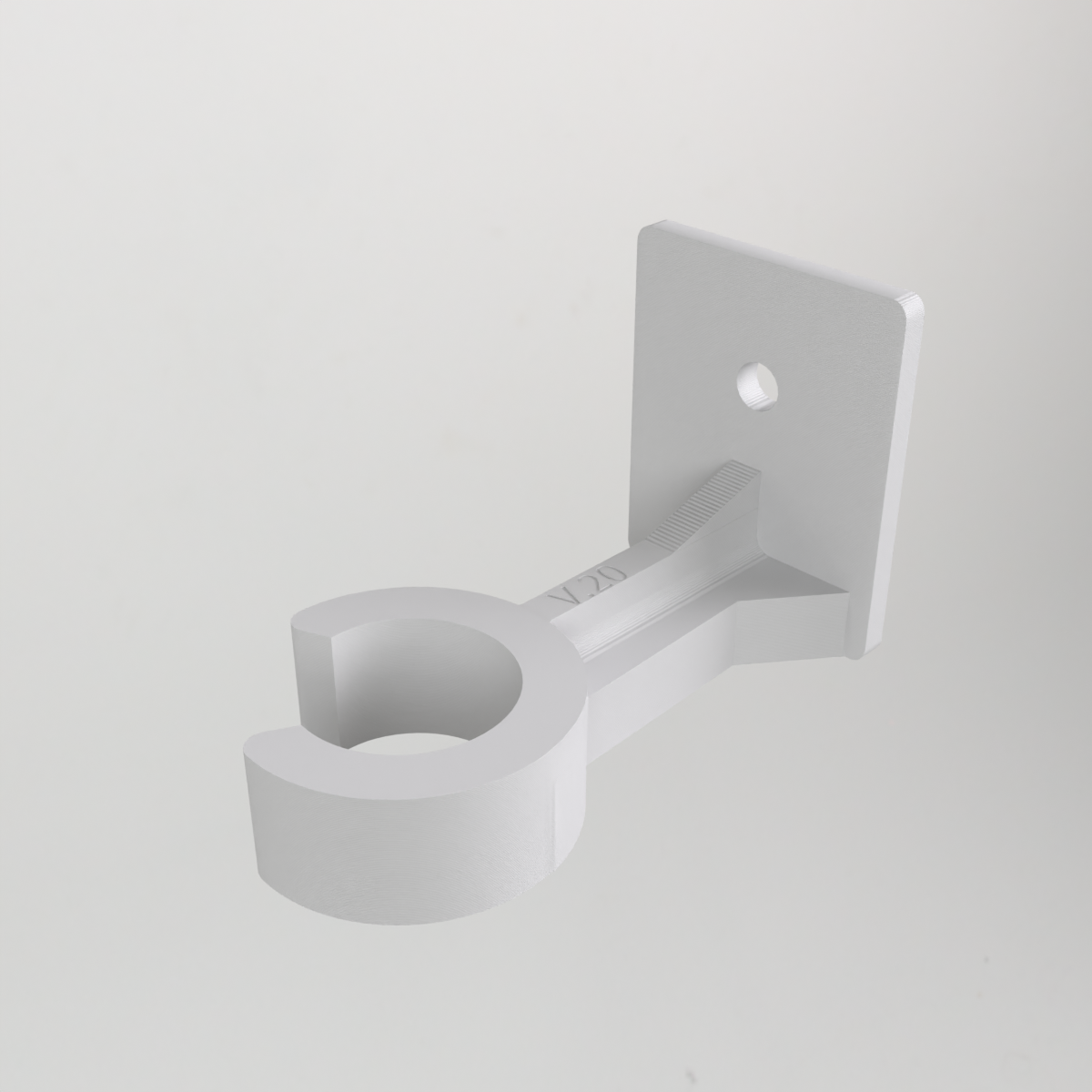 Clips GARDENA Micro-Drip – support mural pour tuyau