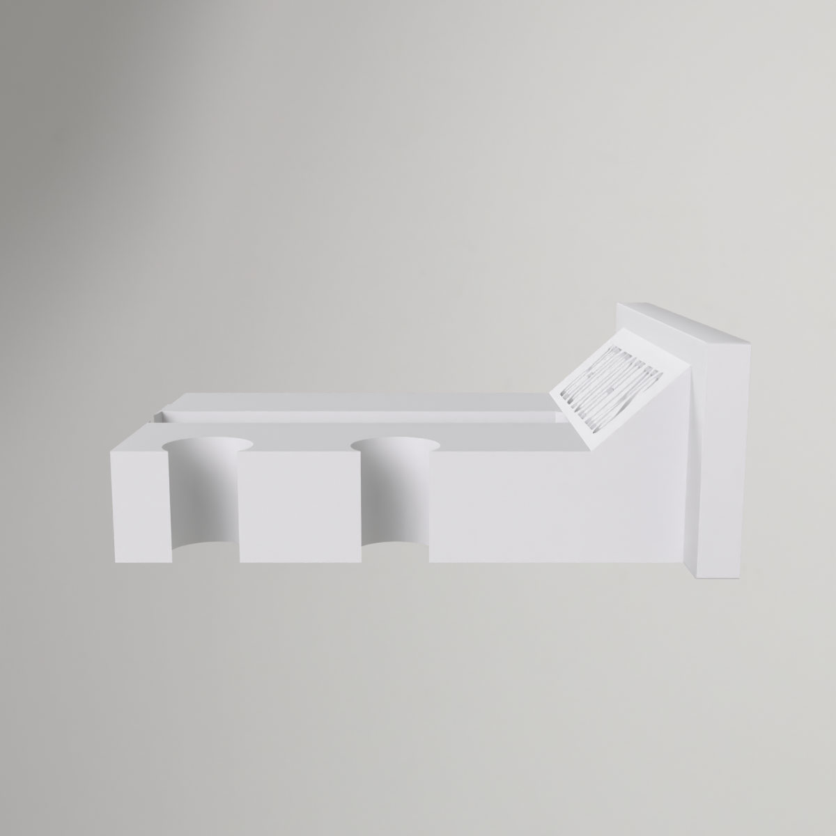 Support mural pour skis et bâtons – pour une paire