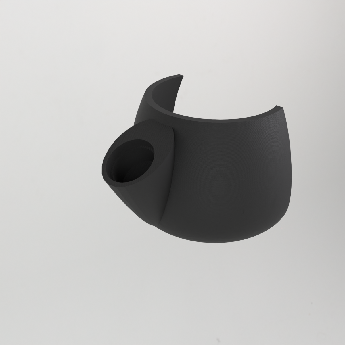 Support pour microphone Shure 520DX Bullet avec fixation de pied inclinée