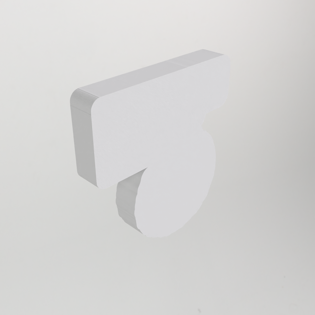 Logo Bob Ross imprimé en 3D