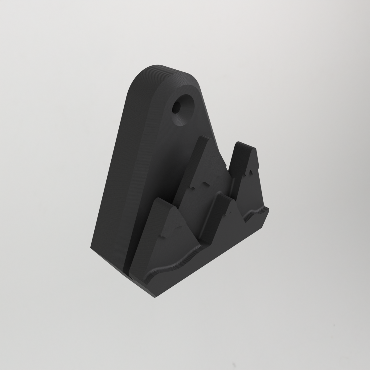 Support mural pour snowboard avec trous de vis cachés