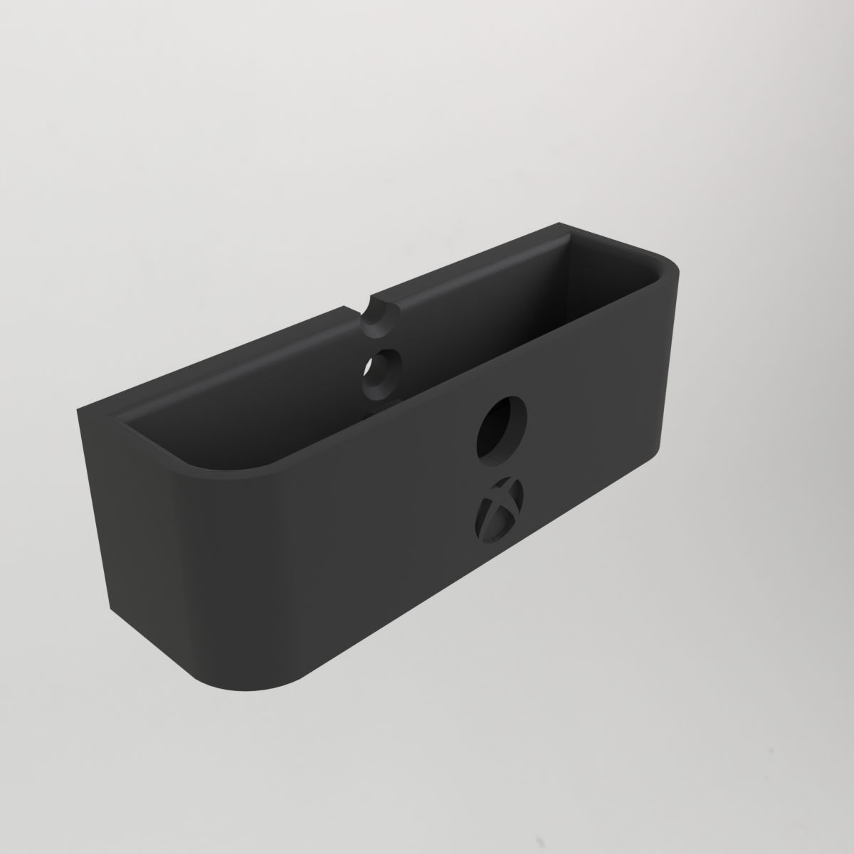 Support mural pour batterie Xbox 360 – setup gaming bien rangé