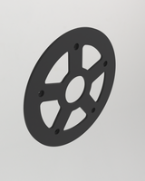 Protège-chaîne de vélo – 190 mm, compatible avec les pédaliers standard