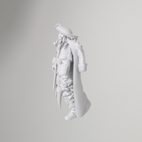 Figurine de pirate Davy Jones imprimée en 3D