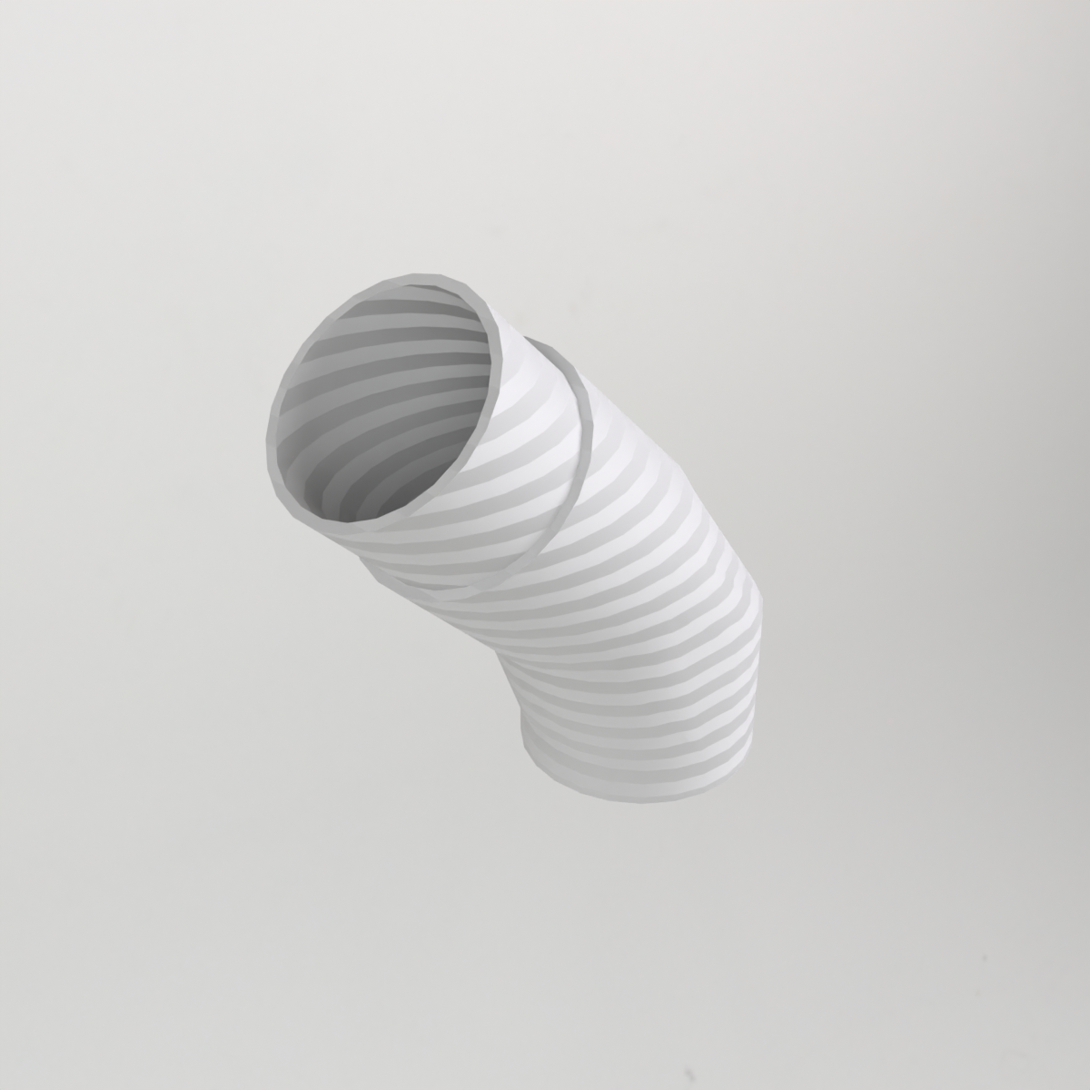 Raccord d'angle à 45° pour gouttières hydroponiques NFT