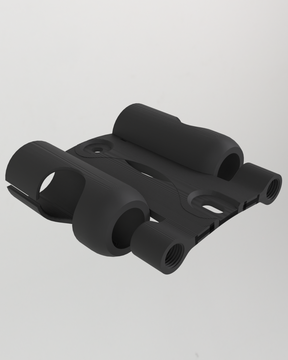 Supports CO2 pour porte-bidon de vélo, 2 pcs, trous de vis standard