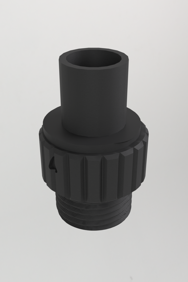 Adaptateur de tuyau d'arrosage pour récupérateur d'eau de pluie sur descente de gouttière