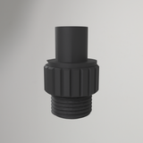 Adaptateur de tuyau d'arrosage pour récupérateur d'eau de pluie sur descente de gouttière