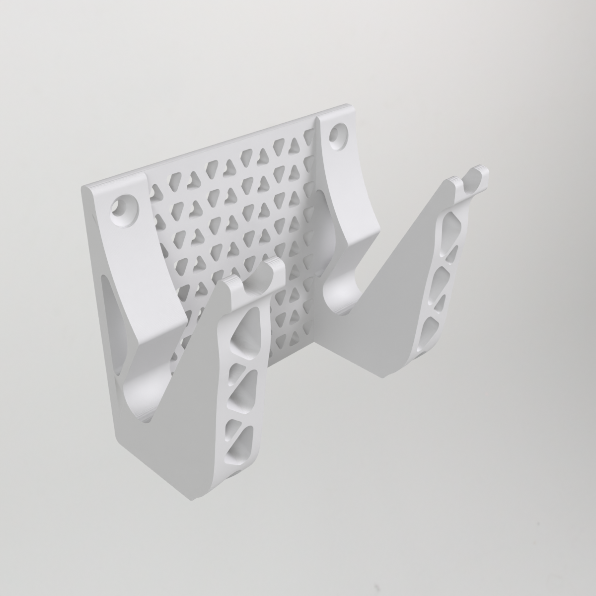 Double support mural pour skateboard et longboard